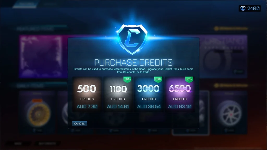 Rocket League — Credits