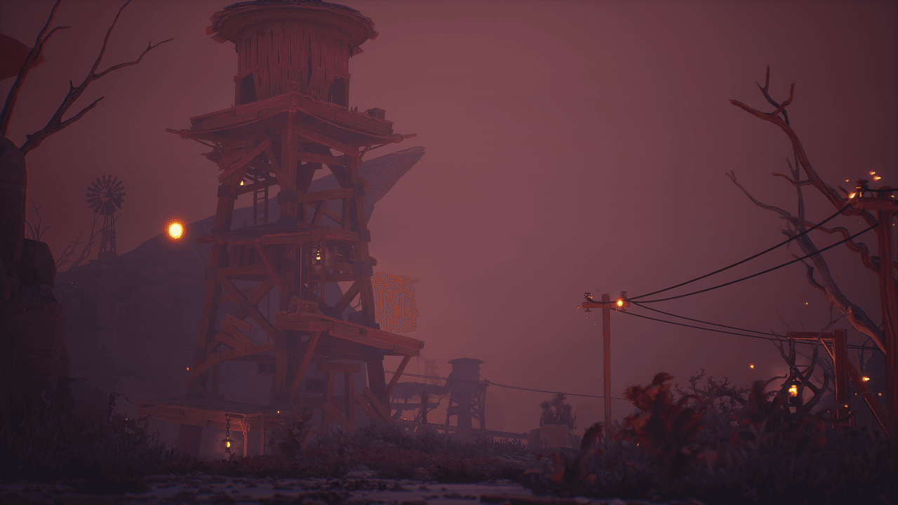 A lighthouse tower marked on the mini-map in Far Far West