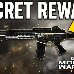 Modern Warfare 4 beta assault rifle with the LITMUS camo
