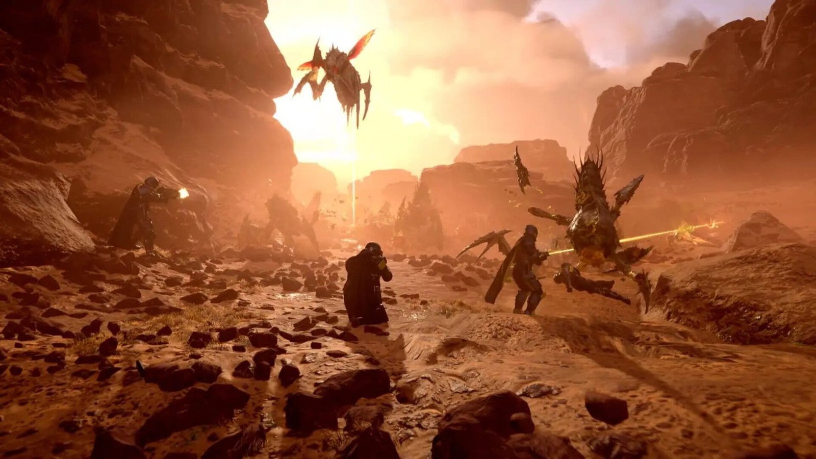 El escuadrón SEAF de Helldivers 2: los cuatro compañeros y el modificador de apoyo