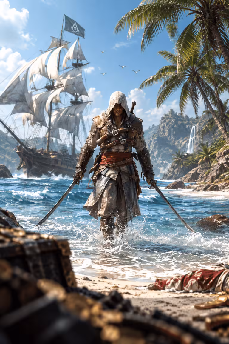 Assassins Creed: Black Flag Resynced — All Items Full Unlock