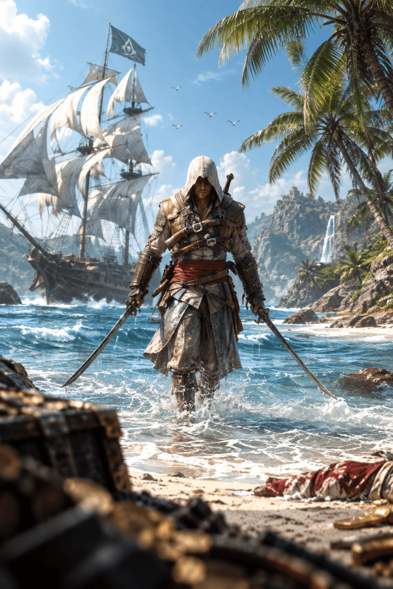 Assassins Creed: Black Flag Resynced — All Items Full Unlock
