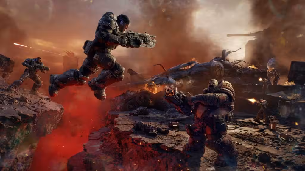 Gears of War E-Day firefight