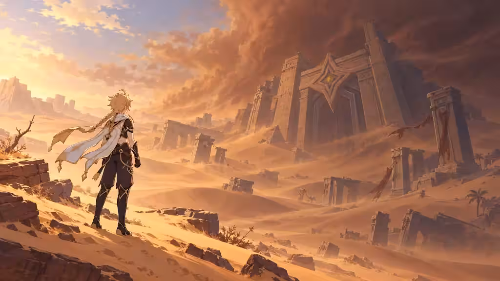 Genshin Impact Desert of Gavireh & Farakhkert 3.6 — 100% Exploration