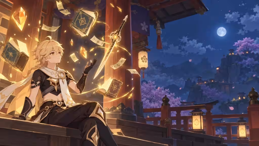 Genshin Impact Character 1–90 + Weapon 1–90 + Talents 8/8/8