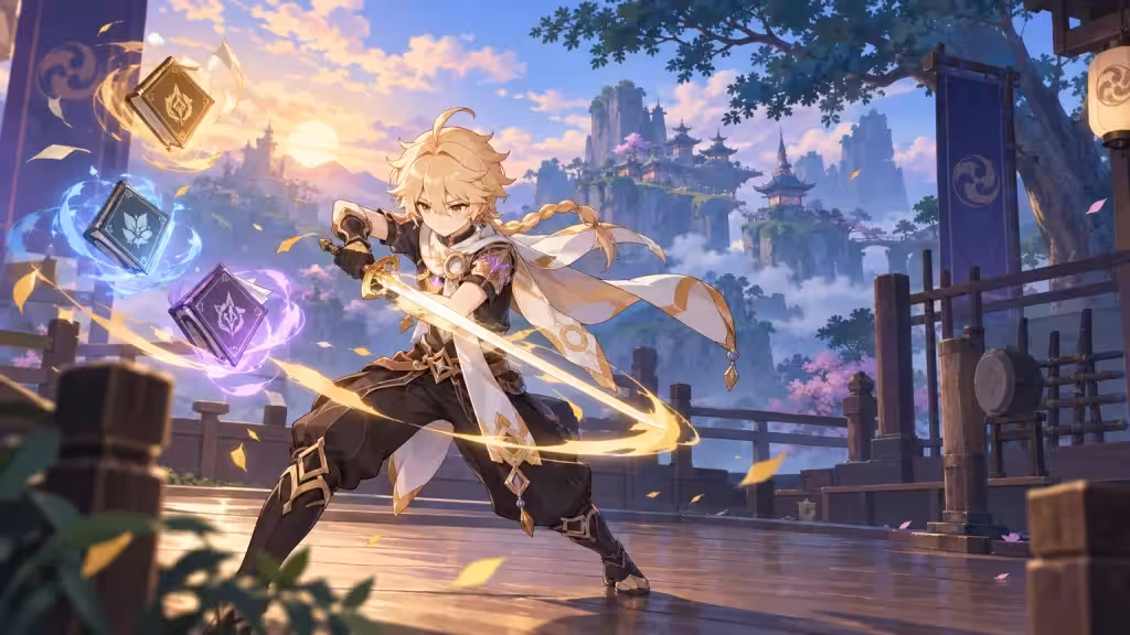 Genshin Impact Character 1–90 + Talents 8/8/8