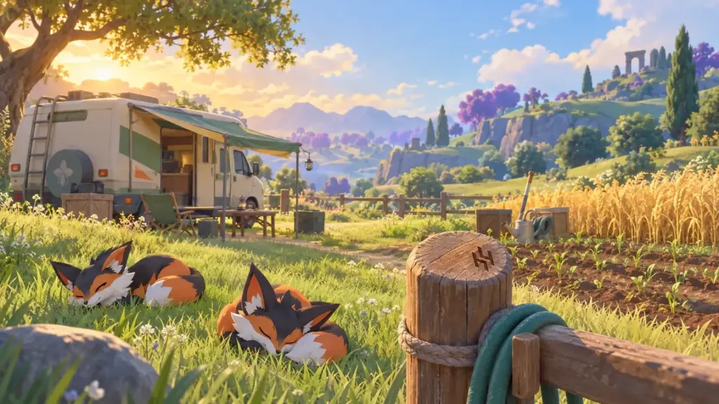 Aniimo Home & RV Guide: Unlock, Dispatch, Co-op Farm