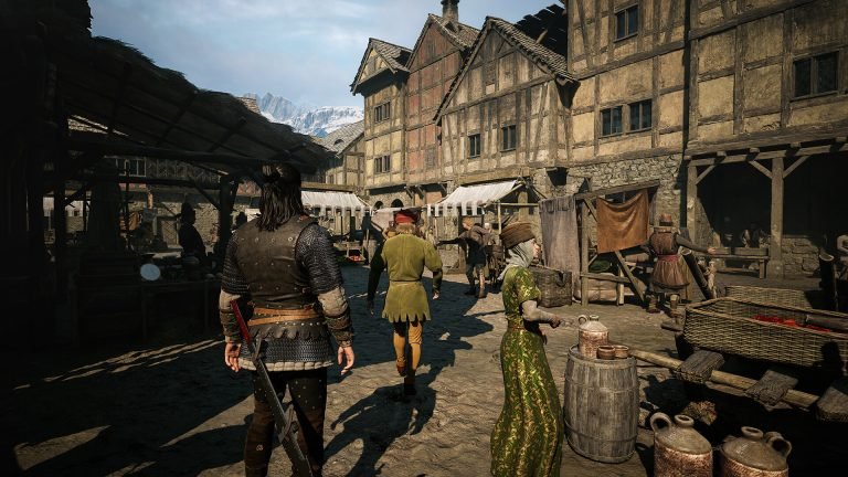 The Blood of Dawnwalker — market street