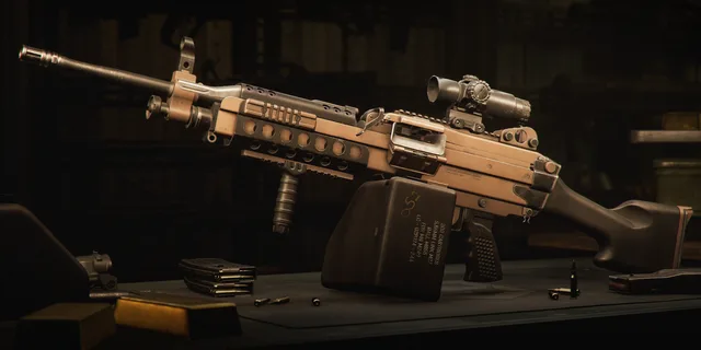 WARDOGS Two Tone Desert M249 SAW skin