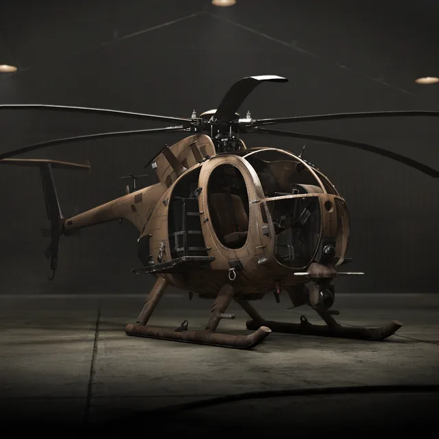 WARDOGS Two Tone Desert MH-6 skin