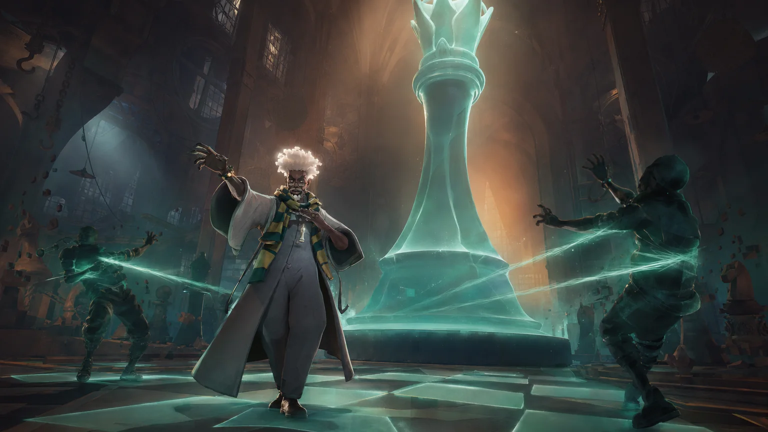 Solomon's ultimate Develop Queen: a giant glowing queen locks enemies in place in Deadlock