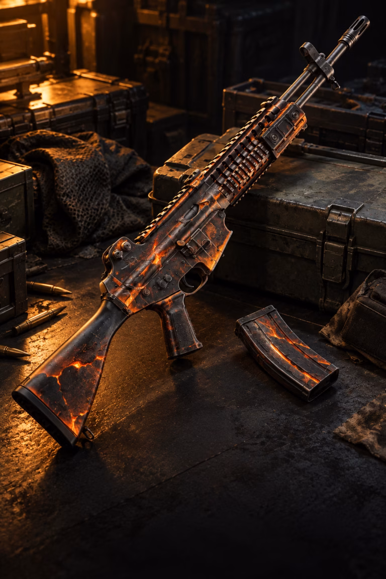 Weapon Prestige — Pyroclast Camos
